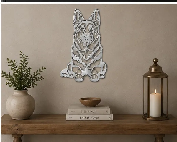 Black_&_White_German_Shepherd_Wall_Art