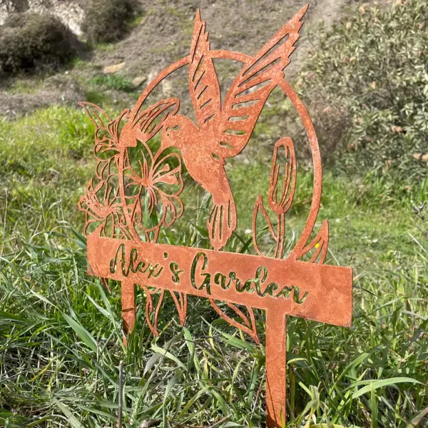 Personalized_Custom_Hummingbird_Garden_Sign