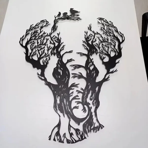Tree_Elephant_Metal_Wall_Art
