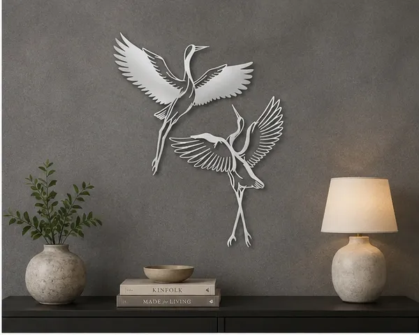 Luxury_Metal_Wall_Art_-_Elegant_Crane_Design_for_Modern_Home_D�cor_|_Decor&dreams