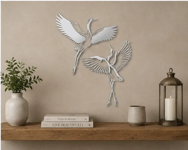 Luxury_Metal_Wall_Art_-_Elegant_Crane_Design_for_Modern_Home_D�cor_|_Decor&dreams