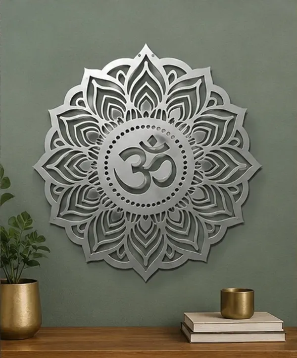 Stainless_Steel_Metal_Wall_Art_|_Om_Mandala_Wall_Art_(Colours_Available:_Gold/Silver/Black/Rose_Gold/)