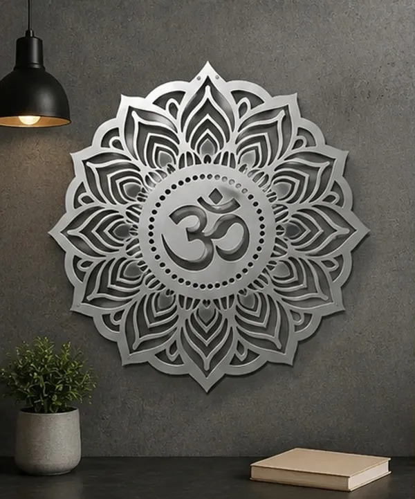 Stainless_Steel_Metal_Wall_Art_|_Om_Mandala_Wall_Art_(Colours_Available:_Gold/Silver/Black/Rose_Gold/)