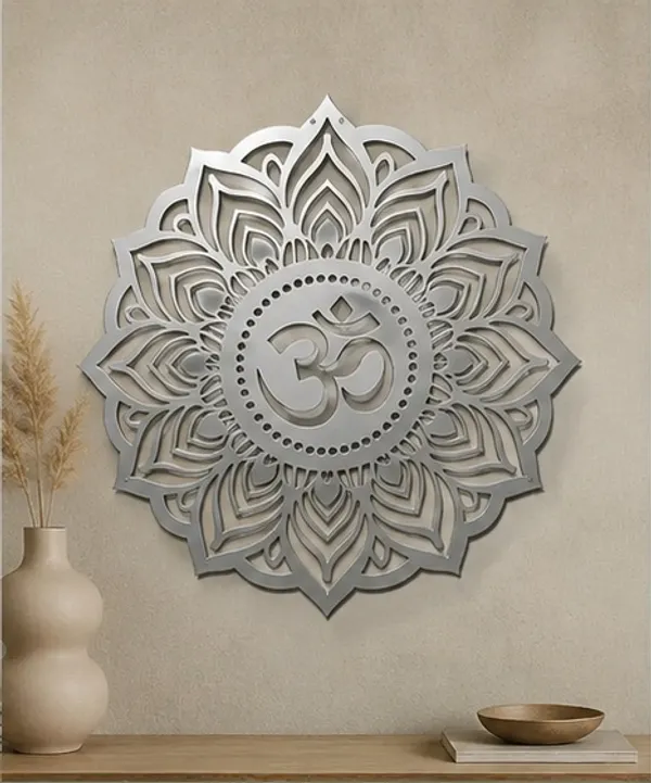 Stainless_Steel_Metal_Wall_Art_|_Om_Mandala_Wall_Art_(Colours_Available:_Gold/Silver/Black/Rose_Gold/)