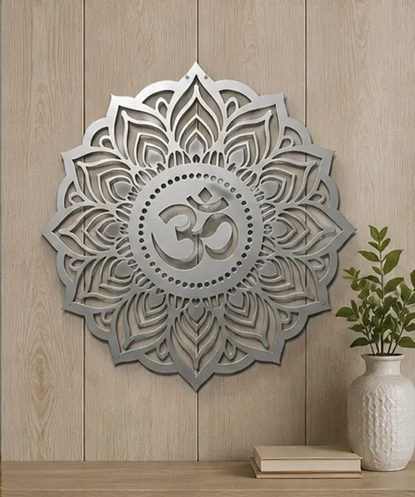 Stainless_Steel_Metal_Wall_Art_|_Om_Mandala_Wall_Art_(Colours_Available:_Gold/Silver/Black/Rose_Gold/)