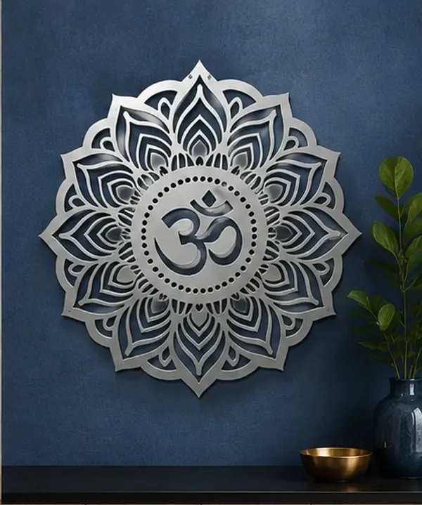 Stainless_Steel_Metal_Wall_Art_|_Om_Mandala_Wall_Art_(Colours_Available:_Gold/Silver/Black/Rose_Gold/)