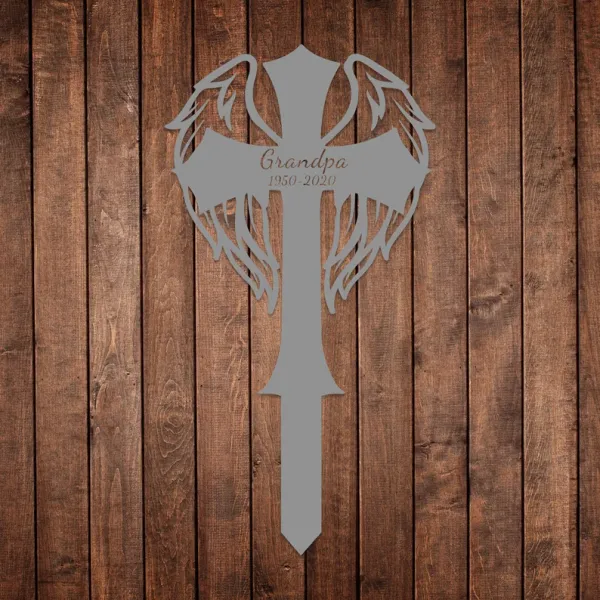 Custom_Memorial_Cross_with_Wings
