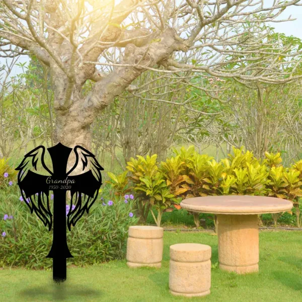Custom_Memorial_Cross_with_Wings