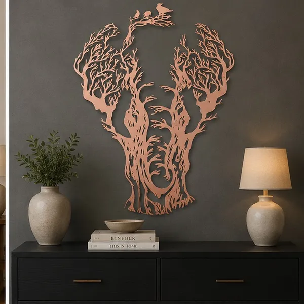 Tree_Elephant_Metal_Wall_Art
