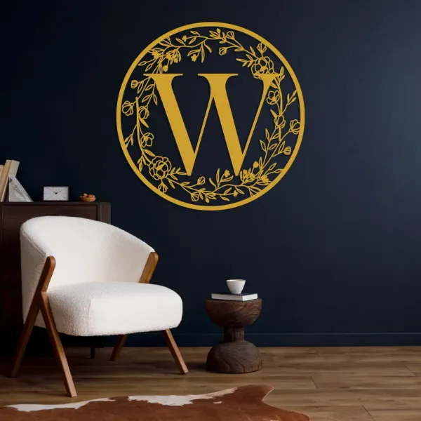 Custom_Initial_Metal_Wall_Sign_(Round)