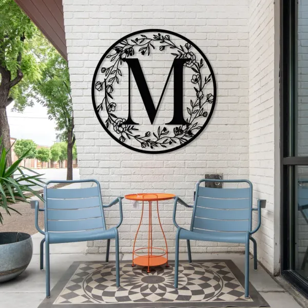 Custom_Initial_Metal_Wall_Sign_(Round)