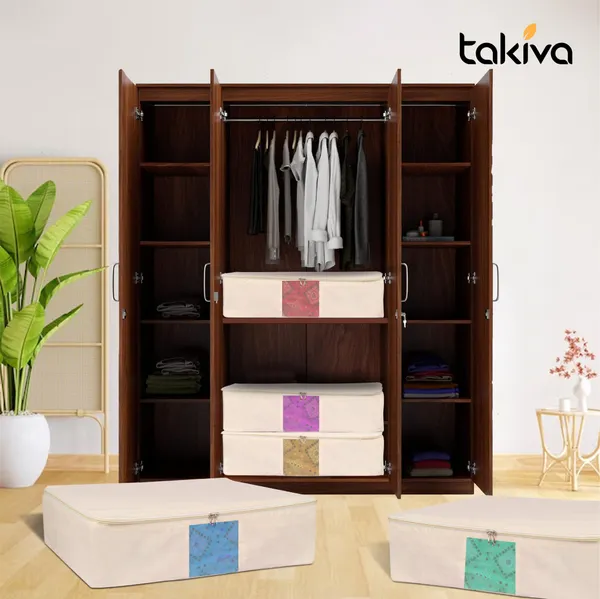 Pack_of_4_Cotton_Clothes_Storage_Bags_With_Zipper_|_Cotton_Canvas_Bags_|_Lehenga_Storage_Bags_Big_Size_For_Women'S_Dresses,_Sarees,_Lehengas_|_Durable_Material,Washable_&_Reusable_(Off_White)