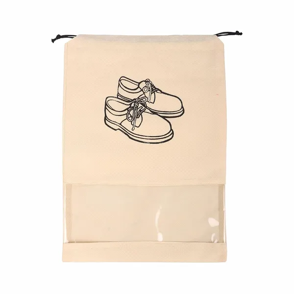 Pack_of_6_Non-Woven_Travel_Shoe_Cover_For_Storage_Set_Of_6_|_Shoe_Bag_|_Shoe_Cover_For_Travelling_|_Big_Size_Single_(12_X_16_Inches)_With_Transparent_Window_(Ivory,_Pack_Of_6)