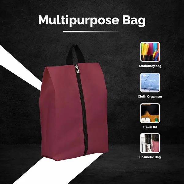 Pack_of_6_Non-Woven_Shoe_Bag_For_Travel_|_Shoe_Bags_Pouches_Travel_|_Shoe_Organizer_For_Travel_|_Shoe_Cover_For_Travelling_|_Zip_Shoe_Pouches_For_Travel_(Maroon)