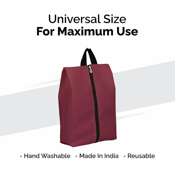 Pack_of_6_Non-Woven_Shoe_Bag_For_Travel_|_Shoe_Bags_Pouches_Travel_|_Shoe_Organizer_For_Travel_|_Shoe_Cover_For_Travelling_|_Zip_Shoe_Pouches_For_Travel_(Maroon)