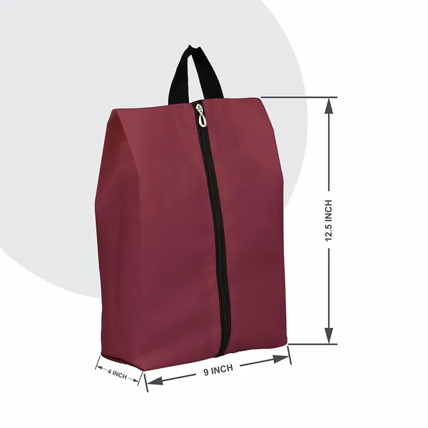 Pack_of_6_Non-Woven_Shoe_Bag_For_Travel_|_Shoe_Bags_Pouches_Travel_|_Shoe_Organizer_For_Travel_|_Shoe_Cover_For_Travelling_|_Zip_Shoe_Pouches_For_Travel_(Maroon)