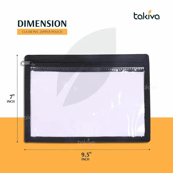 Pack_of_4_Transparent_Travel_Pouches_|_Clear_Makeup_Pouch_|_Small_Storage_Pouches_With_Zip_|_Plastic_Zipper_Pouch,_Portable_Travel_Accessories_With_Black_Border_(Pack_Of_4)