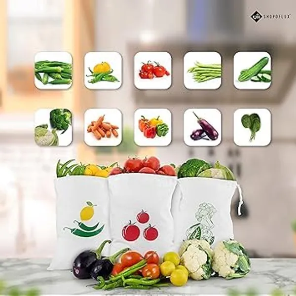 Set_of_12_Cotton_Muslin_Reusable_Fridge_Storage_Bags_For_Vegetables__And_Multipurpose,_Washable,_Drawstring_And_Eco_Friendly_Bags_(4_Large,_4_Medium_&_4_Small_Size_Bags)