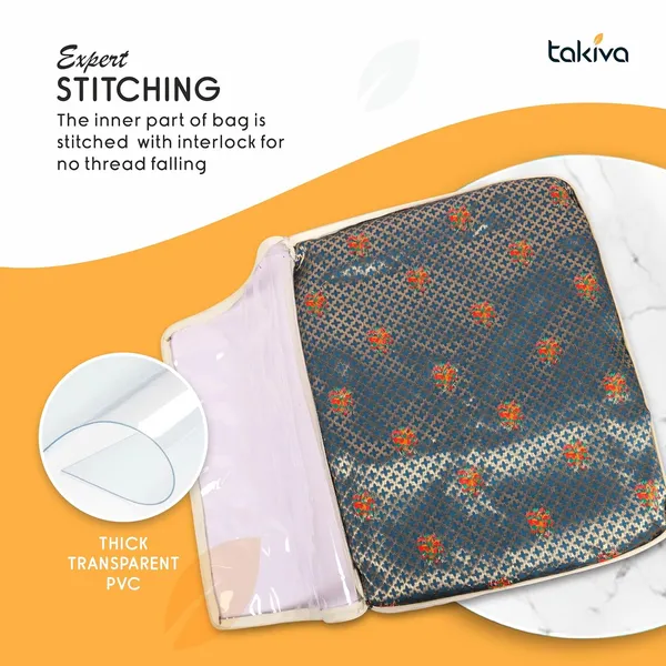 Pack_of_2_Cotton_Clothes_Storage_Bags_|_Saree_Covers_With_Zip_|_Wardrobe_Organizer_For_Women'S_Dresses,_Lehengas_|_Durable_Material,_Washable_&_Reusable_|_Size:_17_X_14_X_7_Inches_(Off-White)