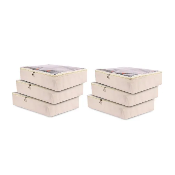 Pack_Of_6_Cotton_Storage_Box_For_Clothes_|_Saree_Covers_With_Zip,_Storage_Organizer_|_Wardrobe_Organizer_For_Women'S_Dresses,_Sarees,_Lehengas_|_Durable_Material,_Washable_&_Reusable_(Off-White)