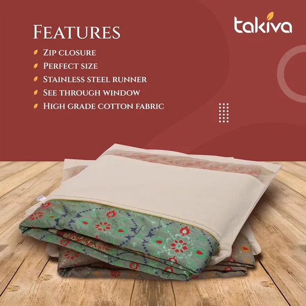 Pack_6_Cotton_Saree_Bags_With_Zipper_for_Storage_|_Large_Size_Single_(16_X_14_Inches),_Ideal_For_Clothes_And_Wardrobe_Organization_With_Transparent_Mesh_Window_(Pack_Of_6)