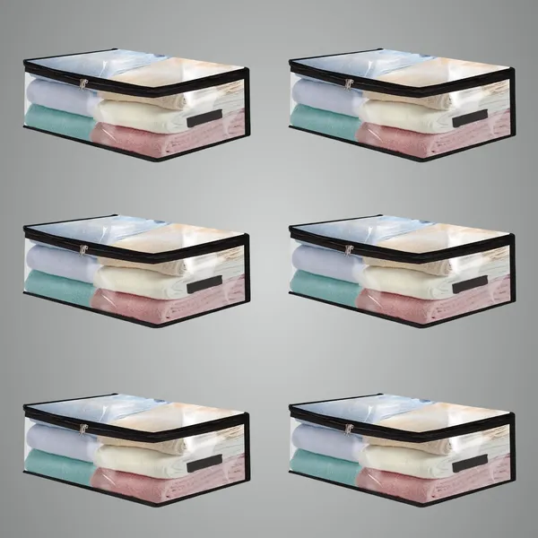 Pack_6_Transparent_Plastic_Clothes_Storage_Bag_|_Clothes_Organiser_For_Wardrobe_|_Saree_Organizer_For_Wardrobe_|_Saree_Bags_Storage_|_Saree_Covers_For_Storage