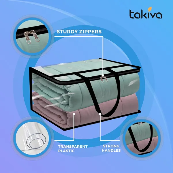 Pack_of_4_Clear_Transparent_Clothes_Storage_Bags_|_Plastic_Blanket_Storage_Bags,_Saree_Covers_With_Zip_|_Saree_Organizer_For_Wardrobe_|_Transparent_Storage_Bag_For_Blenket,_Clothes,_Comforters