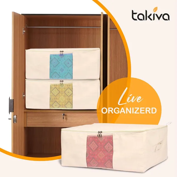 Pack_of_3_Cotton_Canvas_Clothes_Storage_Bags_|_Saree_Covers_With_Zip_For_Storage_Specially_Design_For_Woman_Dresses,_Sarees,_Lehengas_For_Wardrobe_Organizer
