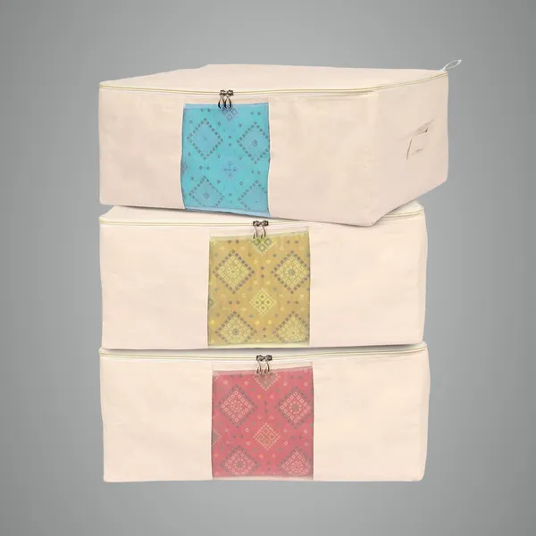Pack_of_3_Cotton_Canvas_Clothes_Storage_Bags_|_Saree_Covers_With_Zip_For_Storage_Specially_Design_For_Woman_Dresses,_Sarees,_Lehengas_For_Wardrobe_Organizer