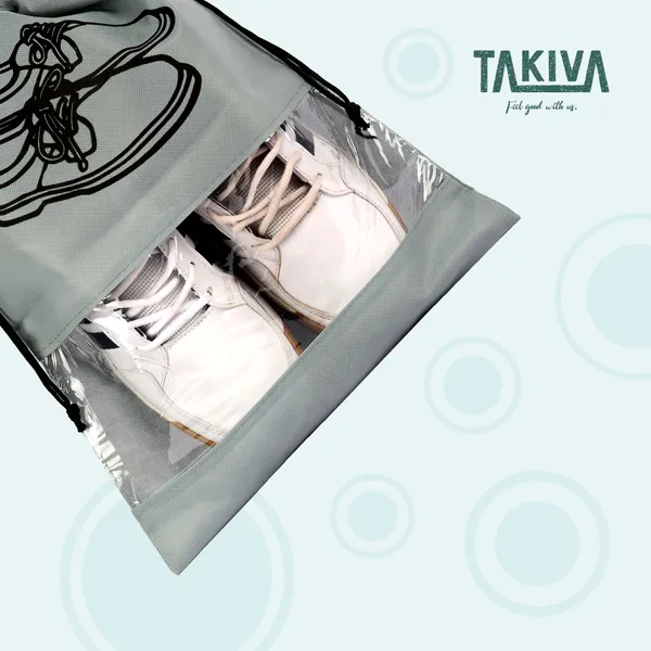 Pack_of_24_Non-Woven_Travel_Shoe_Cover_For_Storage_|_Shoe_Bag_|_Shoe_Cover_For_Travelling_|_Big_Size_Single_(12_X_16_Inches)_With_Transparent_Window_(Grey,_Pack_Of_24)