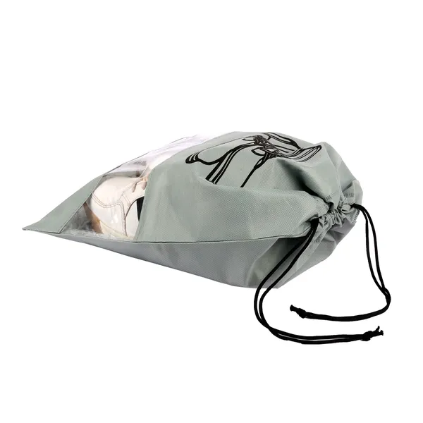 Pack_of_24_Non-Woven_Travel_Shoe_Cover_For_Storage_|_Shoe_Bag_|_Shoe_Cover_For_Travelling_|_Big_Size_Single_(12_X_16_Inches)_With_Transparent_Window_(Grey,_Pack_Of_24)