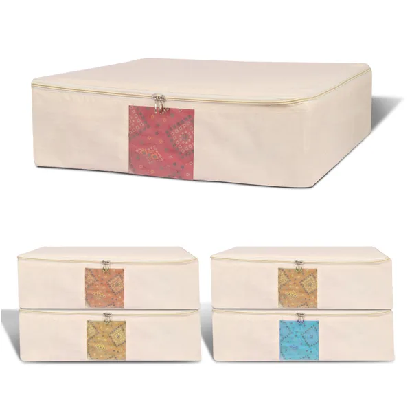 Pack_of_5_Cotton_Canvas_Clothes_Storage_Bags_With_Zipper_|_Cotton_Canvas_Bags_|_Lehenga_Storage_Bags_Big_Size_For_Women'S_Dresses,_Sarees,_Lehengas_|_Durable_Material,Washable_&_Reusable_(Off_White)