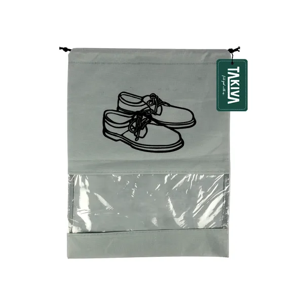 Pack_of_6_Non-Woven_Travel_Shoe_Cover_For_Storage_|_Shoe_Bag_|_Shoe_Cover_For_Travelling_|_Big_Size_Single_(12_X_16_Inches)_With_Transparent_Window_(Grey,_Pack_Of_6)