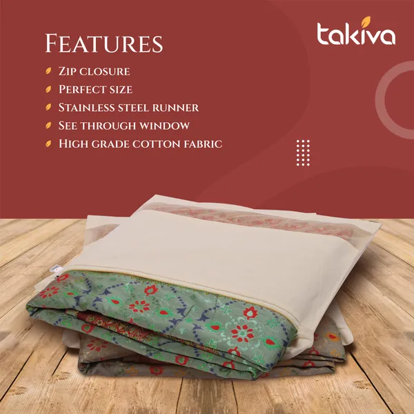 Pack_of_24_Cotton_Saree_Bags_With_Zipper_for_Storage_|_Large_Size_Single_(16_X_14_Inches),_Ideal_For_Clothes_And_Wardrobe_Organization_With_Transparent_Mesh_Window_(Pack_Of_24)