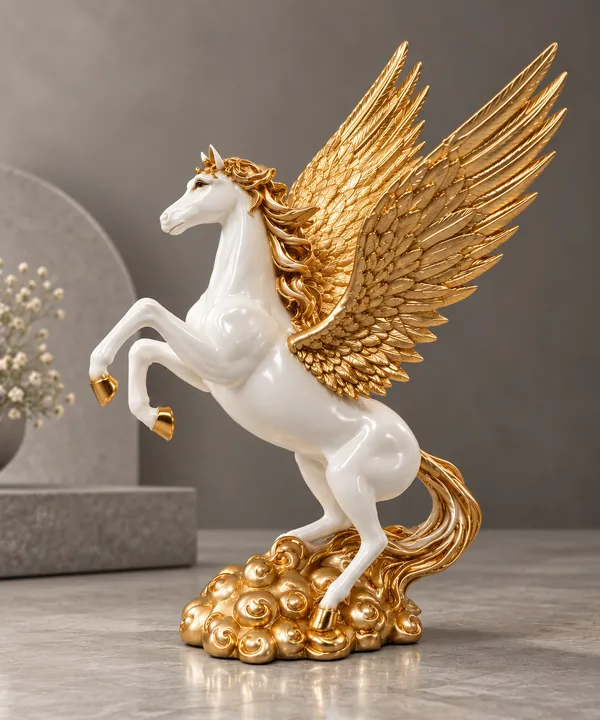 White_And_Gold_Fantasy_Pegasus_Figurine