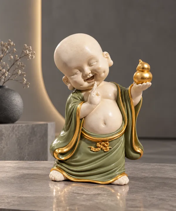 Feng_Shui_Smiling_Monk_Figurine_With_Golden_Ornament