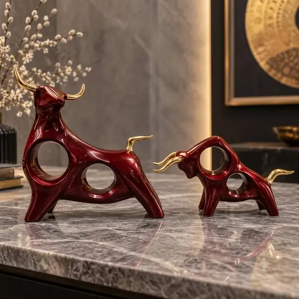 Crimson_Bull_Pair_Showpiece