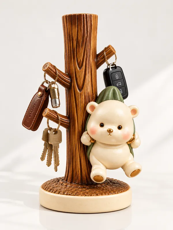 Wood_Finish_Tree_Design_Key_Holder