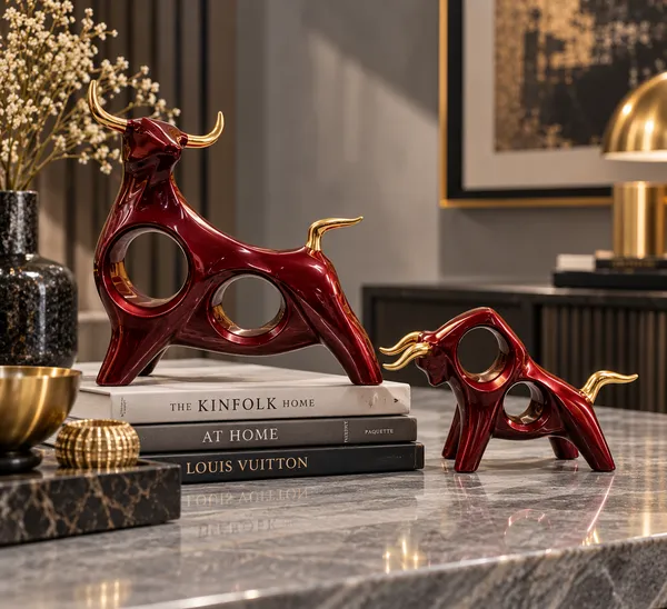 Crimson_Bull_Pair_Showpiece