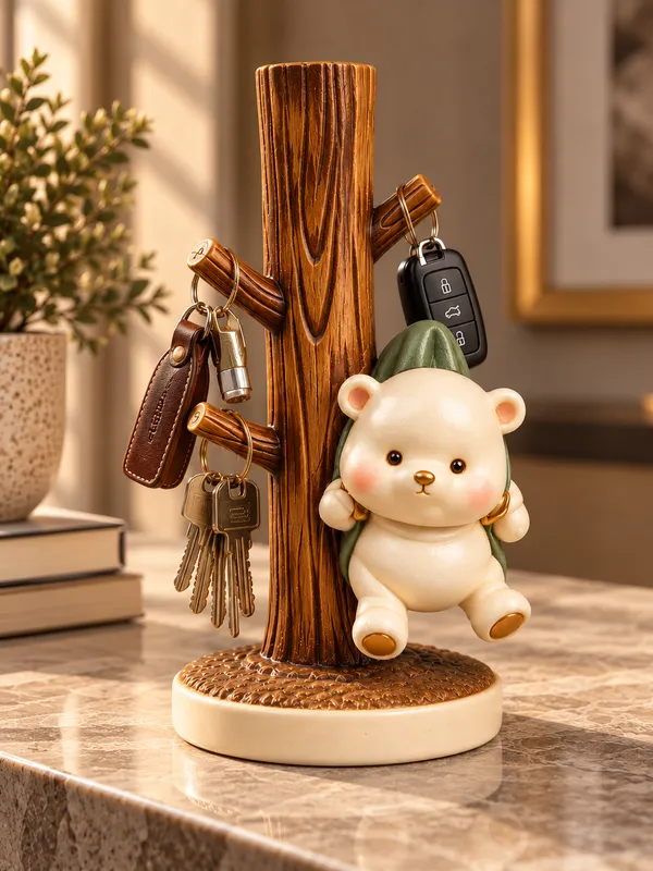 Wood_Finish_Tree_Design_Key_Holder