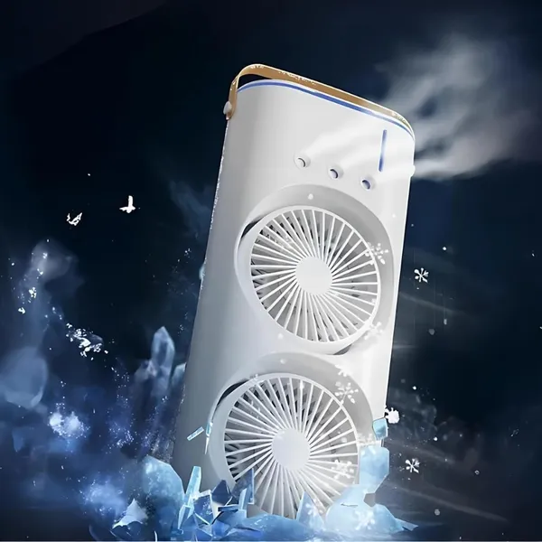 White_Usb_Rechargeable_Mini_Ac_Air_Cooler_Misting_Fans_For_Home,Table