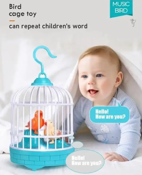 Multicolor_Interactive_Repeating_Voice_Talking_Bird_Toy_For_Kids_In_Birdcage