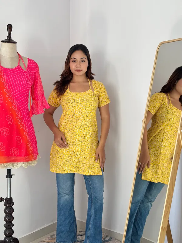 Laila_Style_Daisy_Yellow_Pure_Cotton_Top
