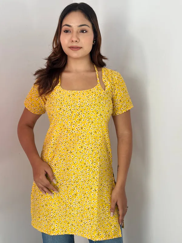 Laila_Style_Daisy_Yellow_Pure_Cotton_Top