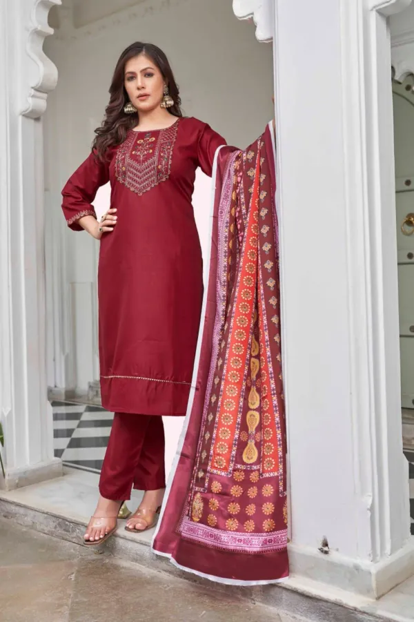 Red_Ethnic_Motifs_Yoke_Designed