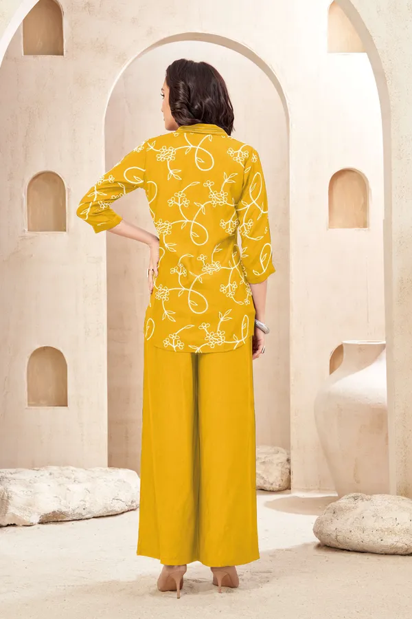 Stylish_V-Neck_Kurta_Set_with_Dori_Embroidery