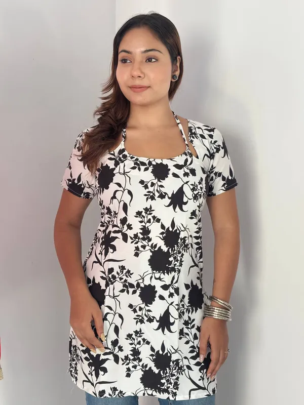 Black_&_White_Floral_Pure_Cotton_Laila_Style_Top