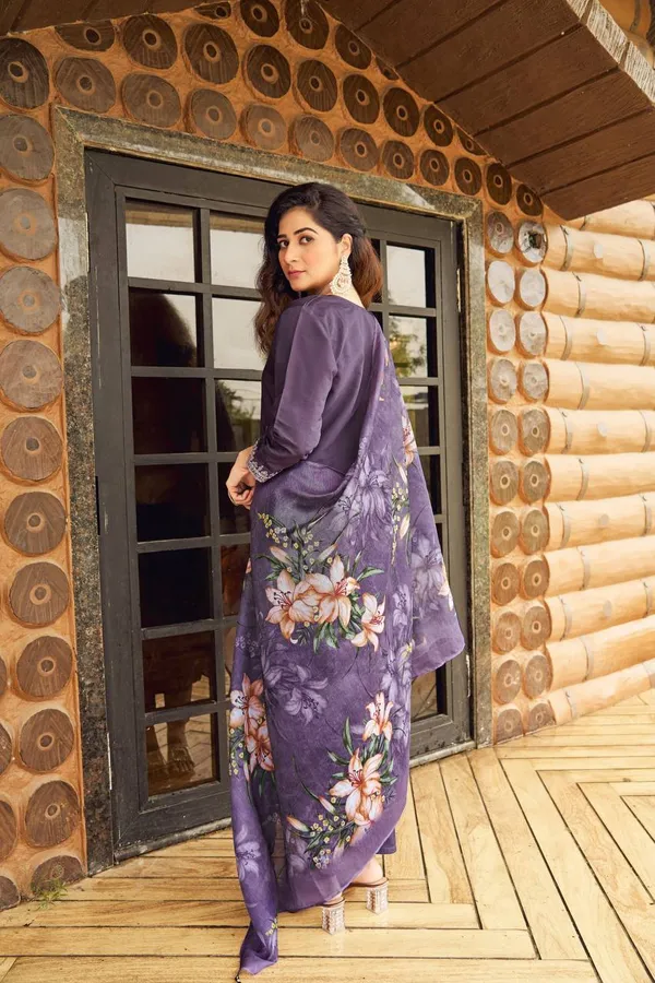 Ice_Wine_Embroidered_Kurta_Set_With_Floral_Chanderi_Dupatta_For_Women