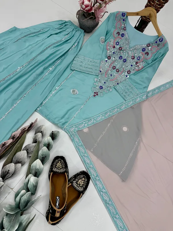 Aqua_Frost_Mirror_Embroidered_Sharara_Set_For_Women