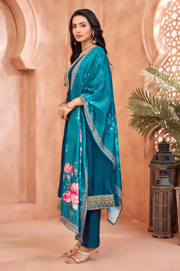 Designer_Embroidered_Anarkali_Set_with_Pant_and_Printed_Dupatta